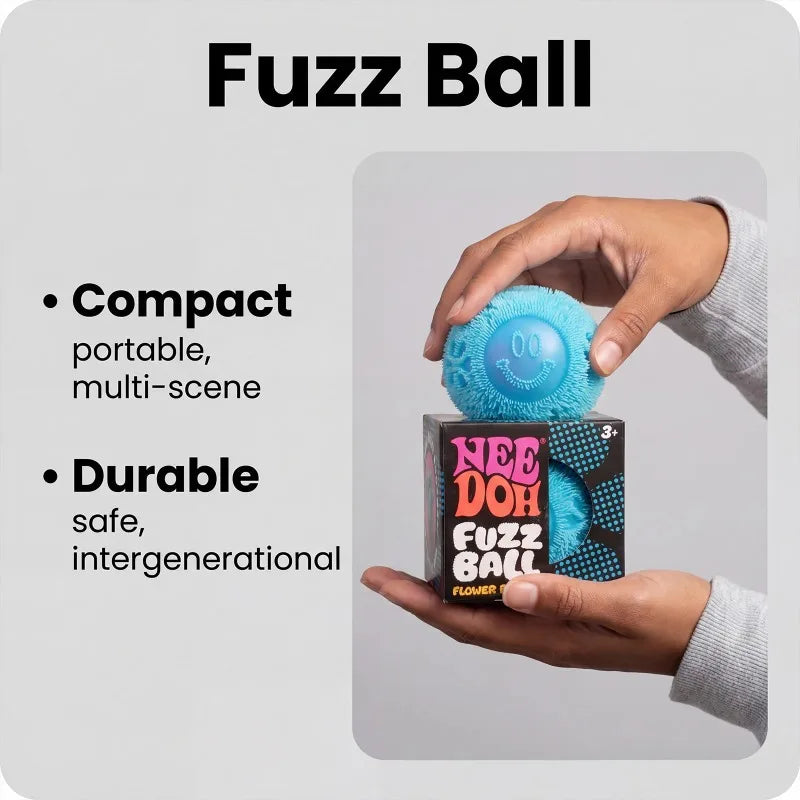 NeeDoh Fuzz Ball Blind Box Series Desktop Ornament Stress Relief Toys Suitable For People Under Pressure Fun Soft Stress Ball