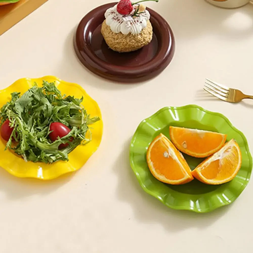 Stackable 7th Floor Hamburg Dinner Plate Stackable Dinner Plate Bone Spit Plate Interesting Sauce Container Table Decoration