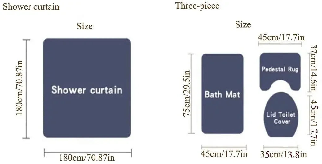 Cartoon Car Bathroom Decor Set Teens Transportation Car Shower Curtain for Kid Boy Girl Truck Bus Taxi Bath Mat Rug Toilet Cover