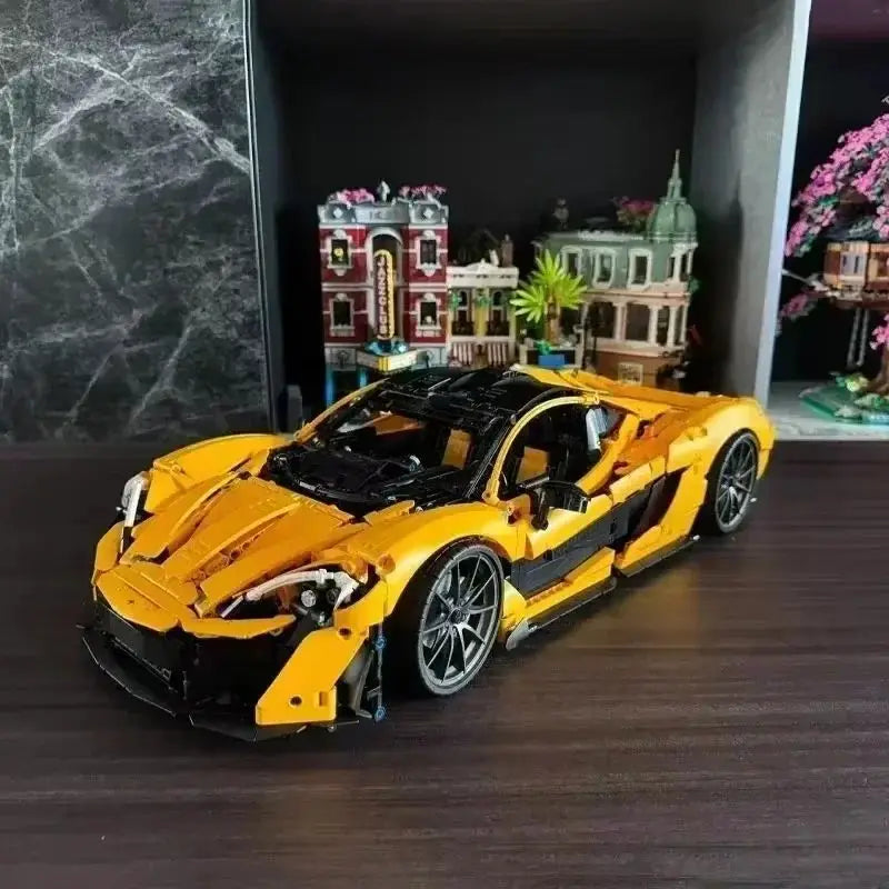 2026 POP 3893pcs Technical 42172 P1 Super Racing Car Building Blocks 1:8 Model Super Sports Cars Bricks Toys for Boys Gifts