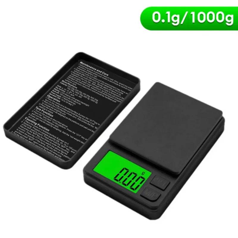 For Digital Weighing, Food and Jewelry, Kitchen Scale, High-precision Small Electronic Scale Precision Scale with Backlit LCD