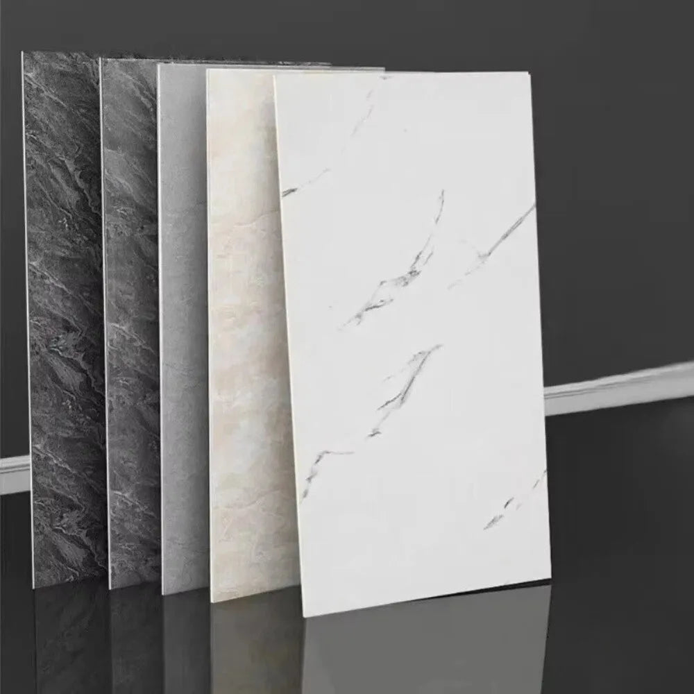 30x60cm Self Adhesive Tile Sticker Imitation Ceramic Tile Waterproof Imitation Marble Wall Sticker Moisture-Proof