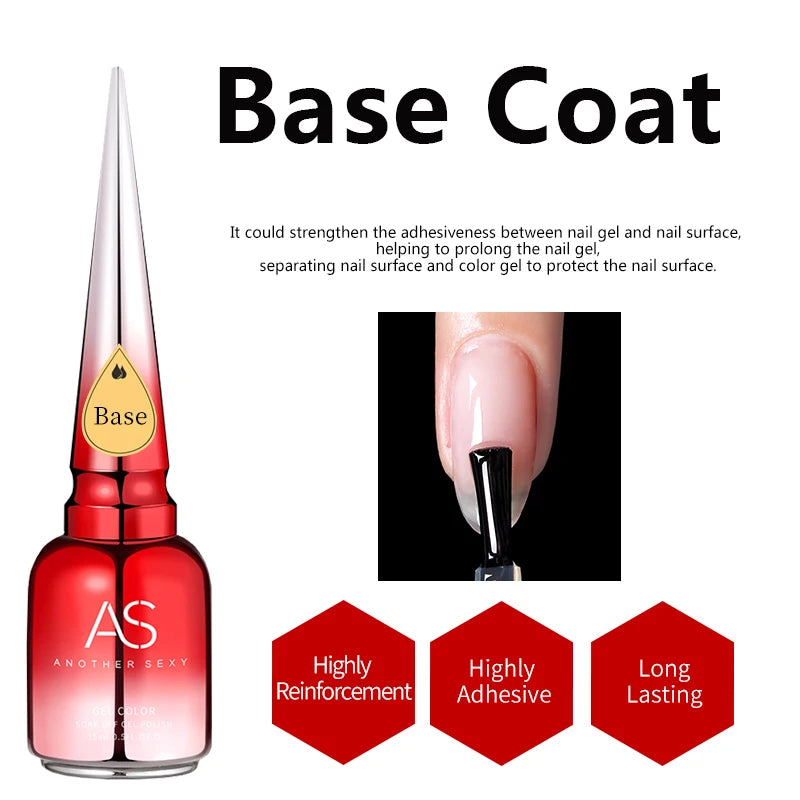 AS Water Drop Wave Gel Nail Gel Polish Clear Ripple Gel Nail Vernis Varnish Glue Phototherapy 15ml Glass Water Drop Glue