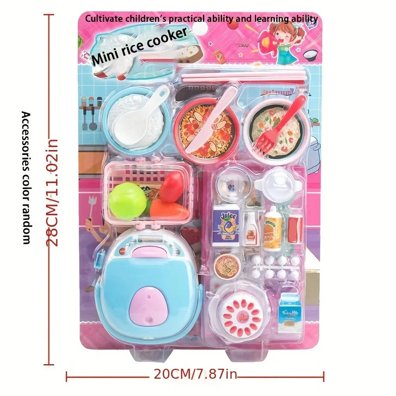 Mini Cashier Toy Cash Register Playset Pretend Play Set for Kids Vending Machine Pet Care House Water Dispenser Gift for Toddler