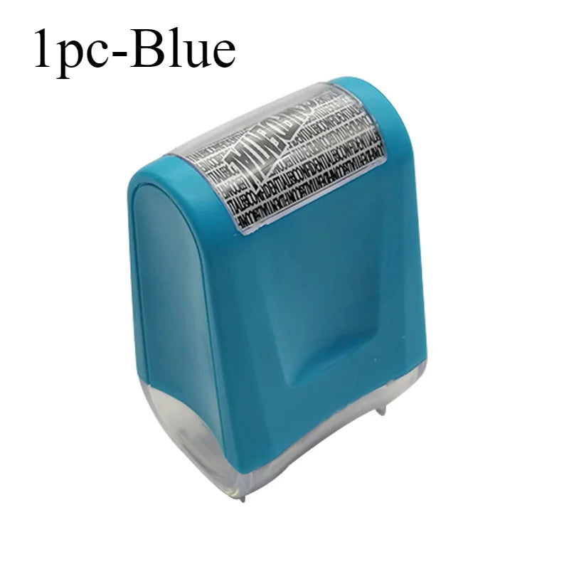 Stamp Roller Anti-Theft Protection ID Seal Smear Privacy Confidential Data Guard Information Data Identity Address Blocker