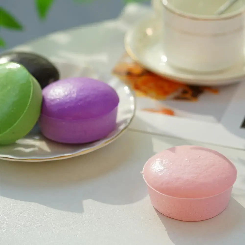 Purple Soft Potato Pinch Toy - Fun Custard Bun Sticky Small Cake, Slow Rebound Decompression Toy, Party Gift Candy Color