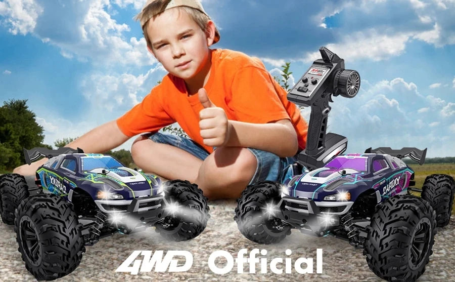 4WD Remote Control Car Off Road 4x4 RC Car High Speed Buggy Truck Super Brushless 50 or 80KM/H Fast Drift Racing Toy Gift