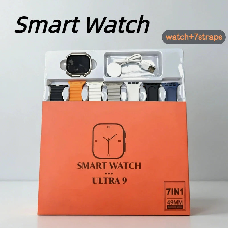 DT900 Smart Watch 7in1 Watch Music Bluetooth Call Game Health and Fitness Wireless Charging Waterproof sports watch men women