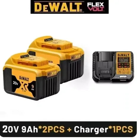 DeWALT Original Battery 20V/60V 6Ah 9Ah MAX FlexVolt for DCB606 DCB205 DCB206 DCB209 DCB182 Power Tool