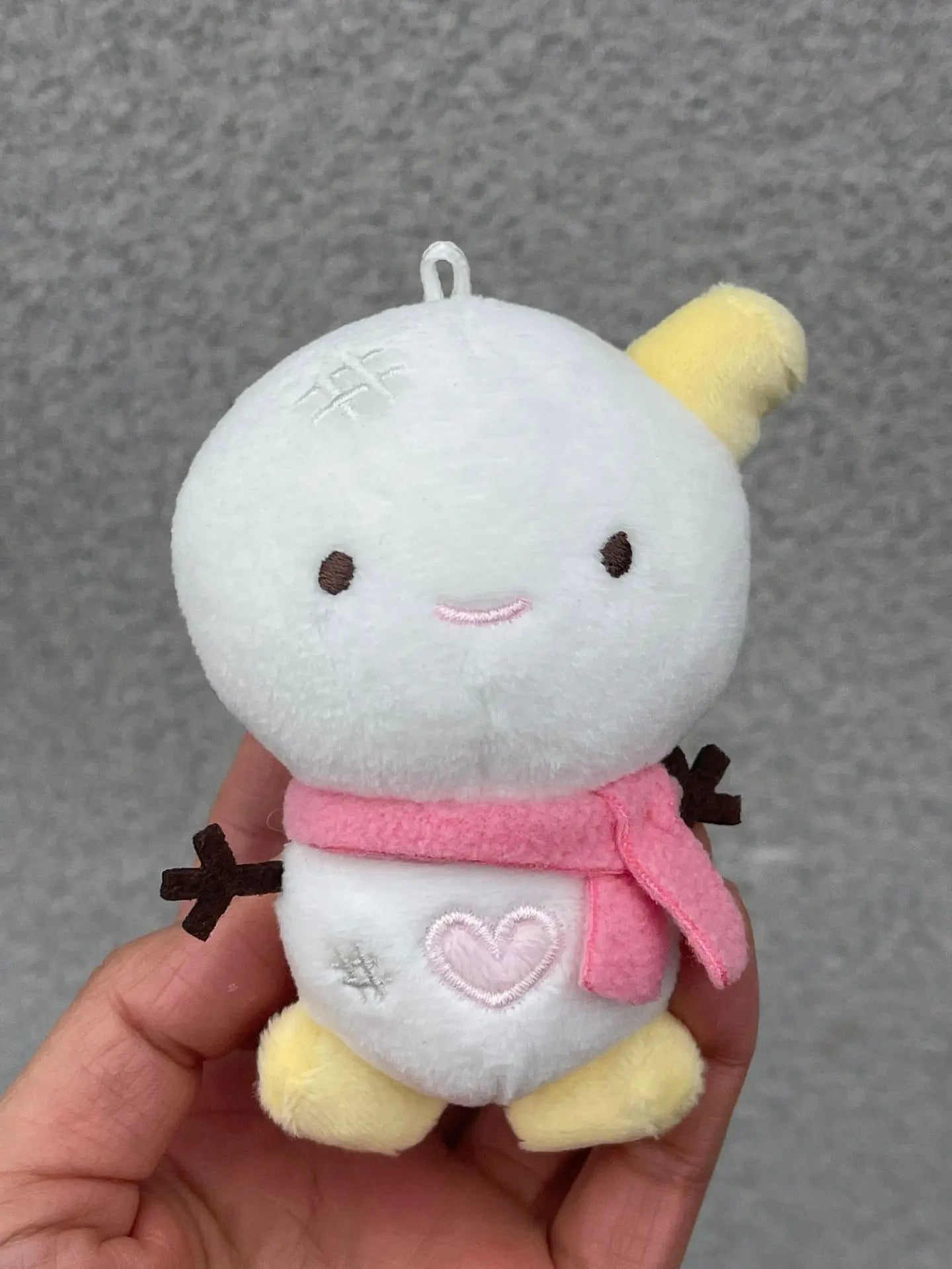 10cm Kpop DRAMA KARINA Same Plush Ning Winter Cartoon Cute White Snow Man Soft Animals Dolls Keychains Key Rings Bag Pendants