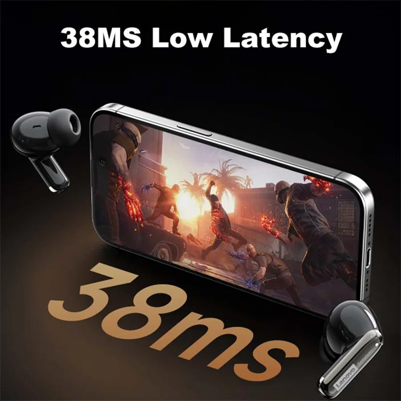 Lenovo LE208 Wireless Earphones ENC Noise Cancellation Mic Bluetooth V6.0 HIFI Headphone HIFI Sound Headphone HD Call With Mic