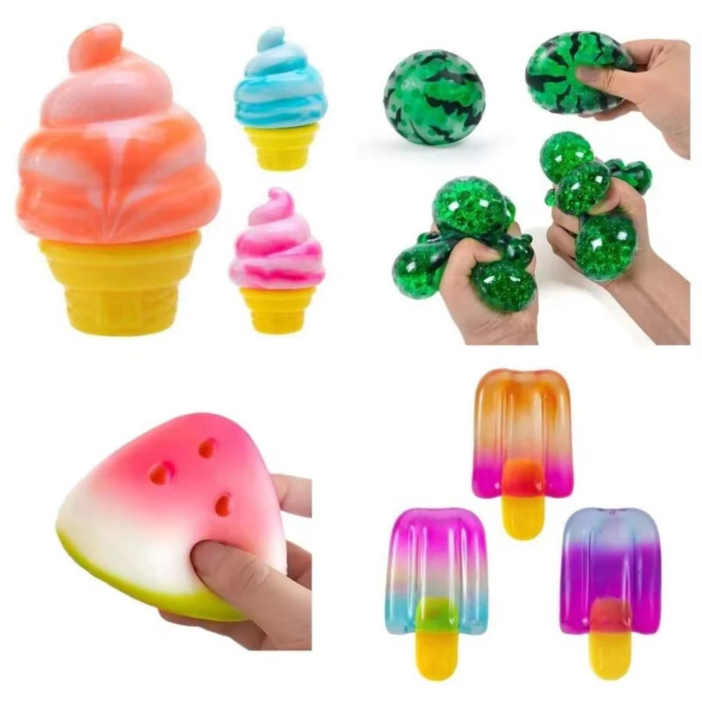Novelty Mystery Gift Surprise Blind Box Dr Pepper NeeDoh Cube Squishy Squeeze Toy for Adults