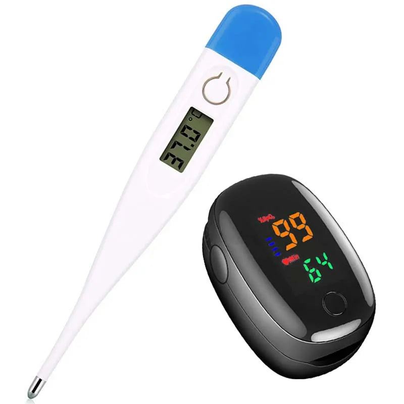 Household Thermometer Baby Adult Medical Ear Thermometer Digital Thermometer Fever Thermometer Pulse Oximeter Finger Medical