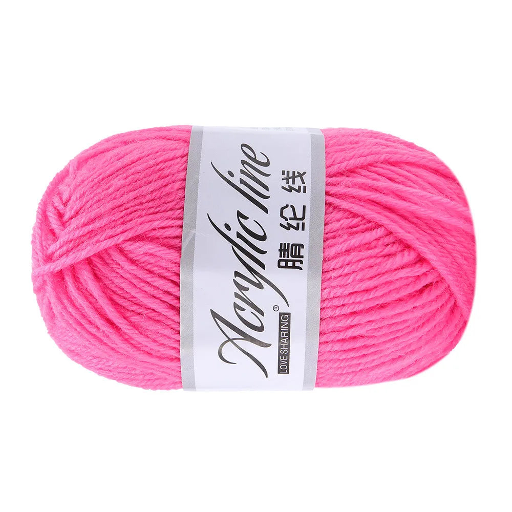 50g Chunky Wool Roving Scarf Knit Wool Yarn Thickness Warm Hat Household Children Scarf Hat Soft Thick Crochet Thread
