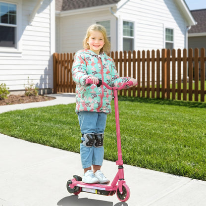 AIYAPLAY Electric Scooter for Kids 6-14 Years, with Colourful Lights, Pink