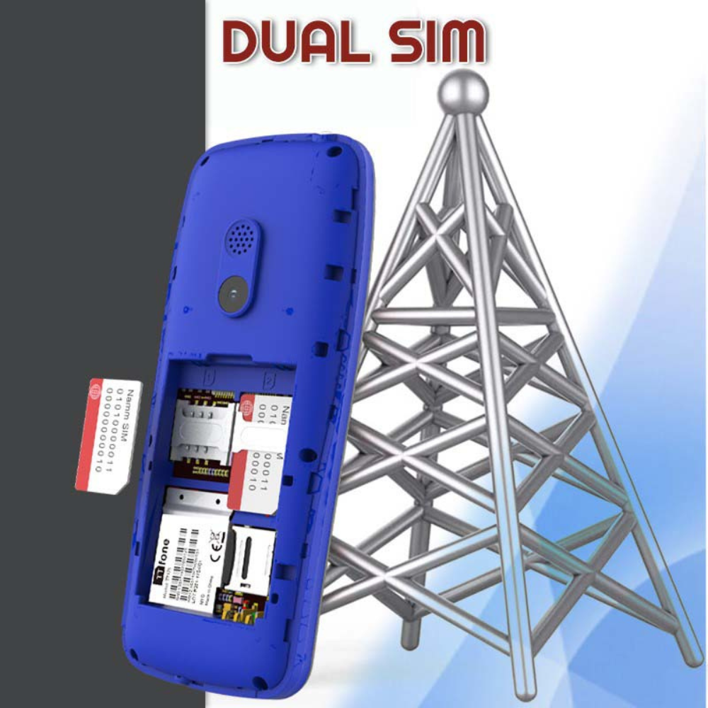 TTfone TT175 2.4inch UK Sim Free Dual Sim Basic Simple Feature Mobile Phone  Unlocked with camera Torch Media Games with Mains Charger and O2 Sim Card