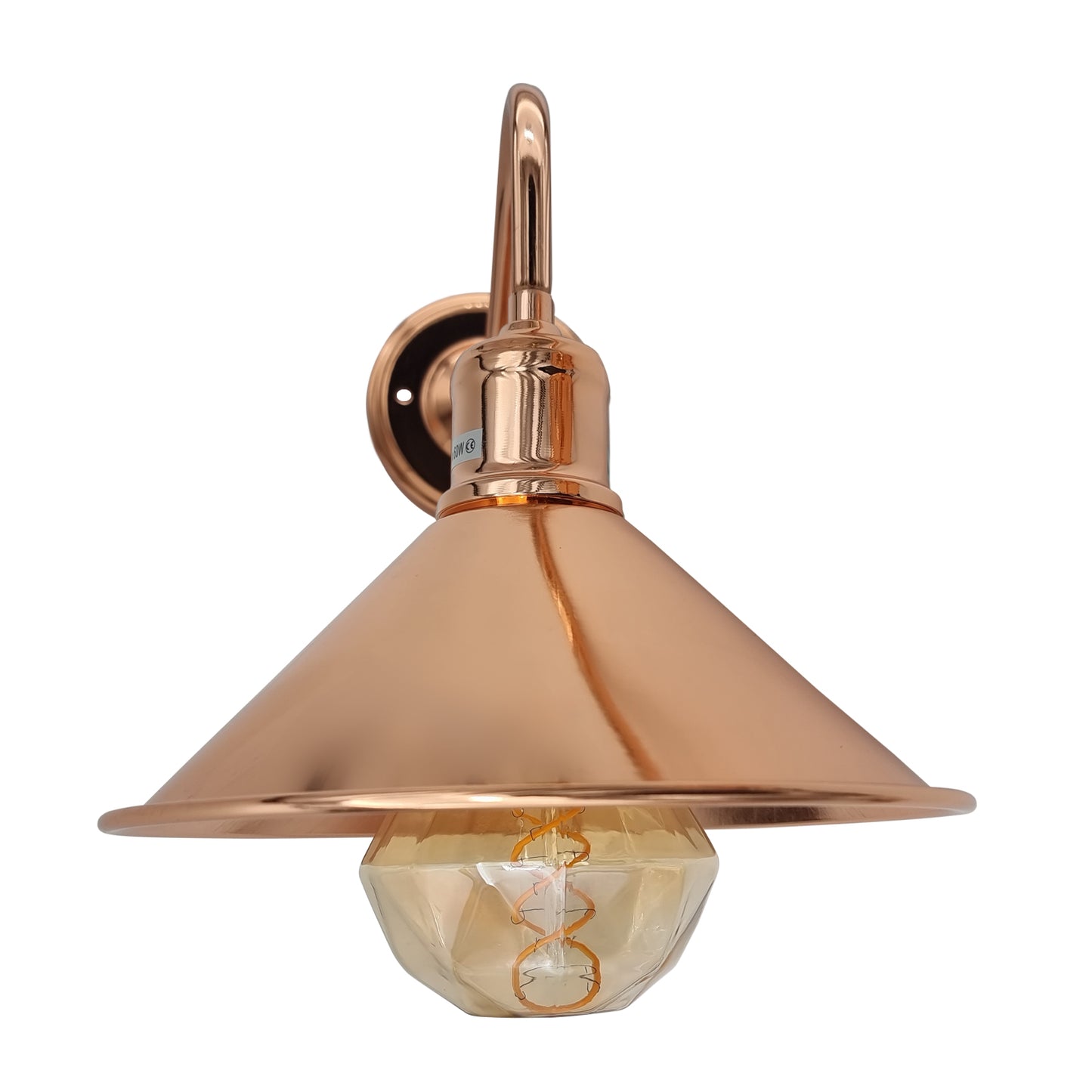 Vintage Industrial Rose Gold Retro Wall light Sturdy Metal Lamp Shade Lights Classic Style Electroplated Finish E27 lamp