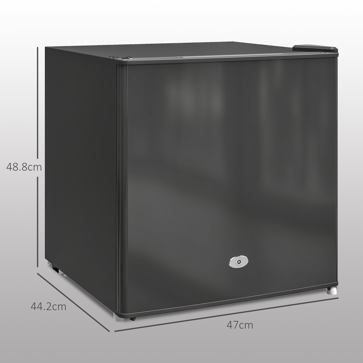 HOMCOM 35L Mini Freezer, -24℃ to -14℃ Temperature - Black