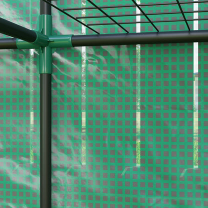 Outsunny Three-Tier Mini Greenhouse - Green