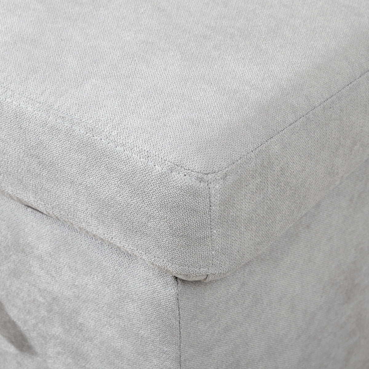 HOMCOM Pull Out Sofa Bed with Storage - Light Grey