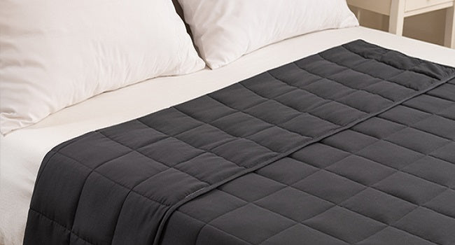 Good Nite Weighted Blanket for Adults - 4/6/8kg Heavy Double Blanket, Improves Sleep & Relaxation (Grey