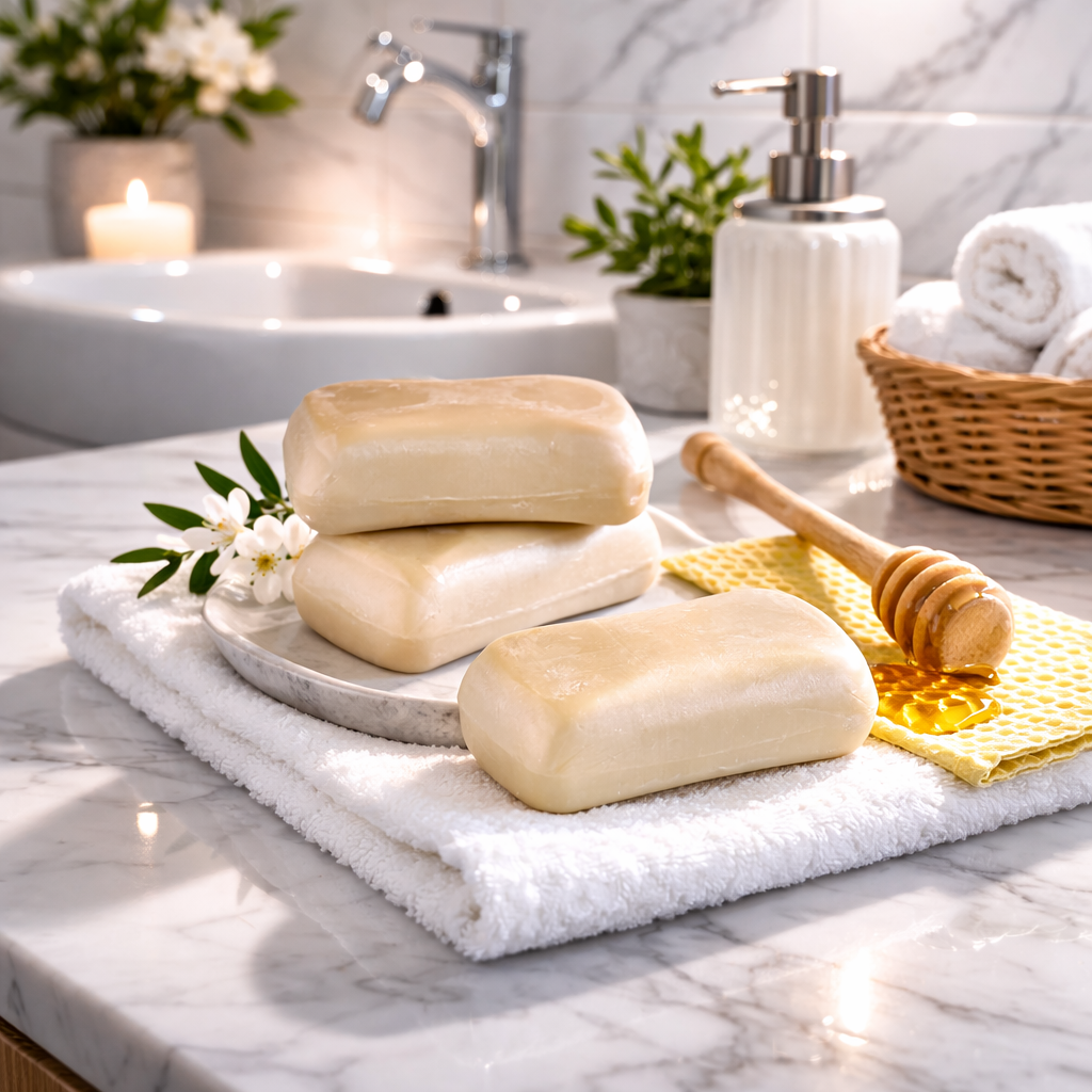 Goat Milk & Manuka Honey Soap  Set of 3