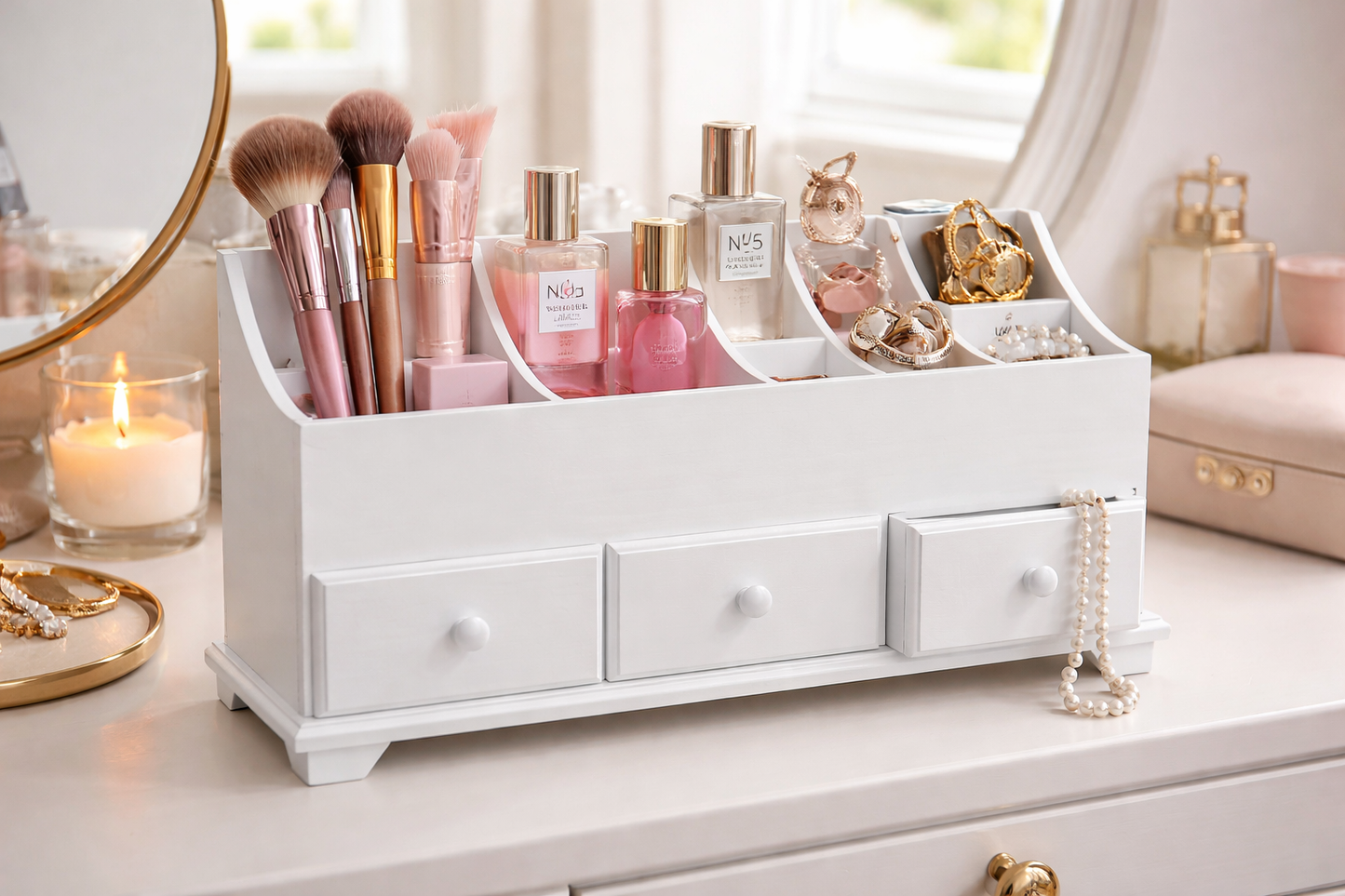 Wooden Cosmetic Cabinet J120803