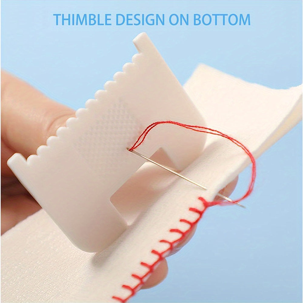 2pcs Sewing Guide Template Kit for Consistent Stitches – 3mm Spacing Precision Sewing Tool for Fabric Embroidery & Leathercraft