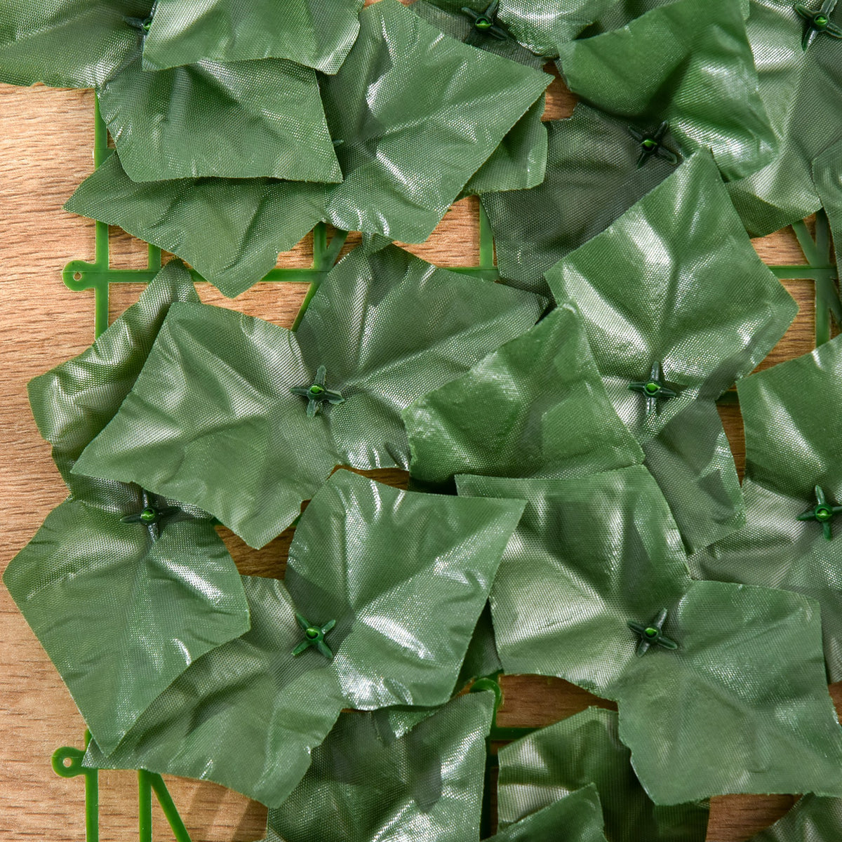 Outsunny 1-Piece Artificial Leaf Hedge Screen Privacy Fence Panel for Garden Outdoor Indoor Decor, Dark Green, 3M x 1M