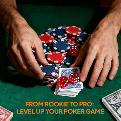SPORTNOW 400-Piece Poker Chips Set with Lightweight ABS Case, Casino Texas Holdem Poker Set with Mat, 11.5g Numbered Poker Chips, Two Decks of Cards, Dealer, Five Dices, Grey