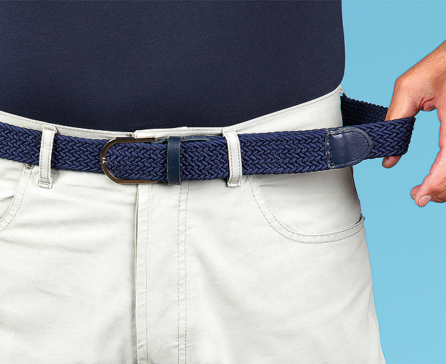 Braided Stretch Belts Set of 4