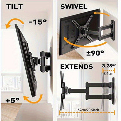 Swivel TV Wall Mount Bracket For 26 32 40 42 50 52 55 Inch 3D LCD LED Plasma UK