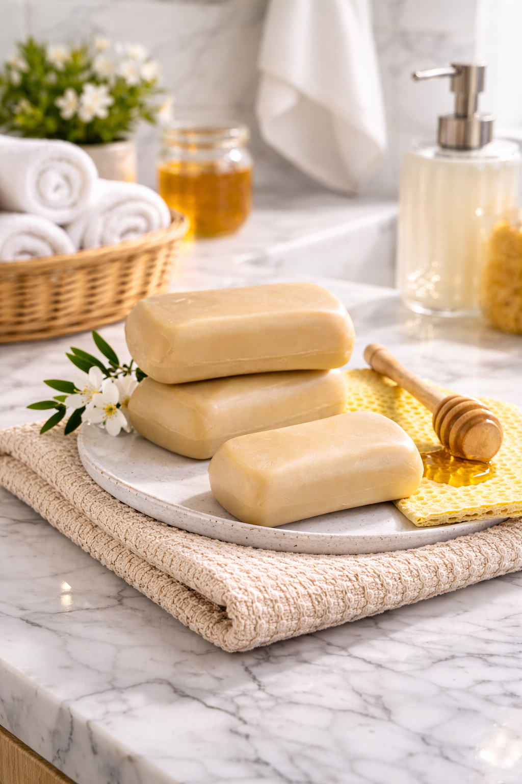 Goat Milk & Manuka Honey Soap  Set of 3