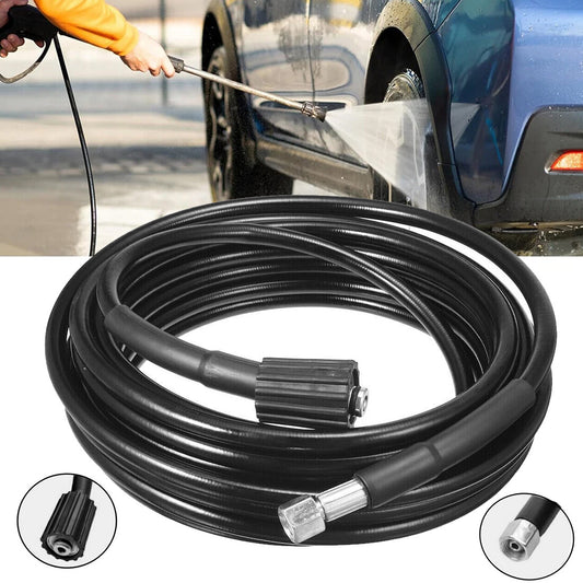 10M Replacement High Pressure Washer Hose Heavy Duty M22 M14 Jet Power Wash Pipe