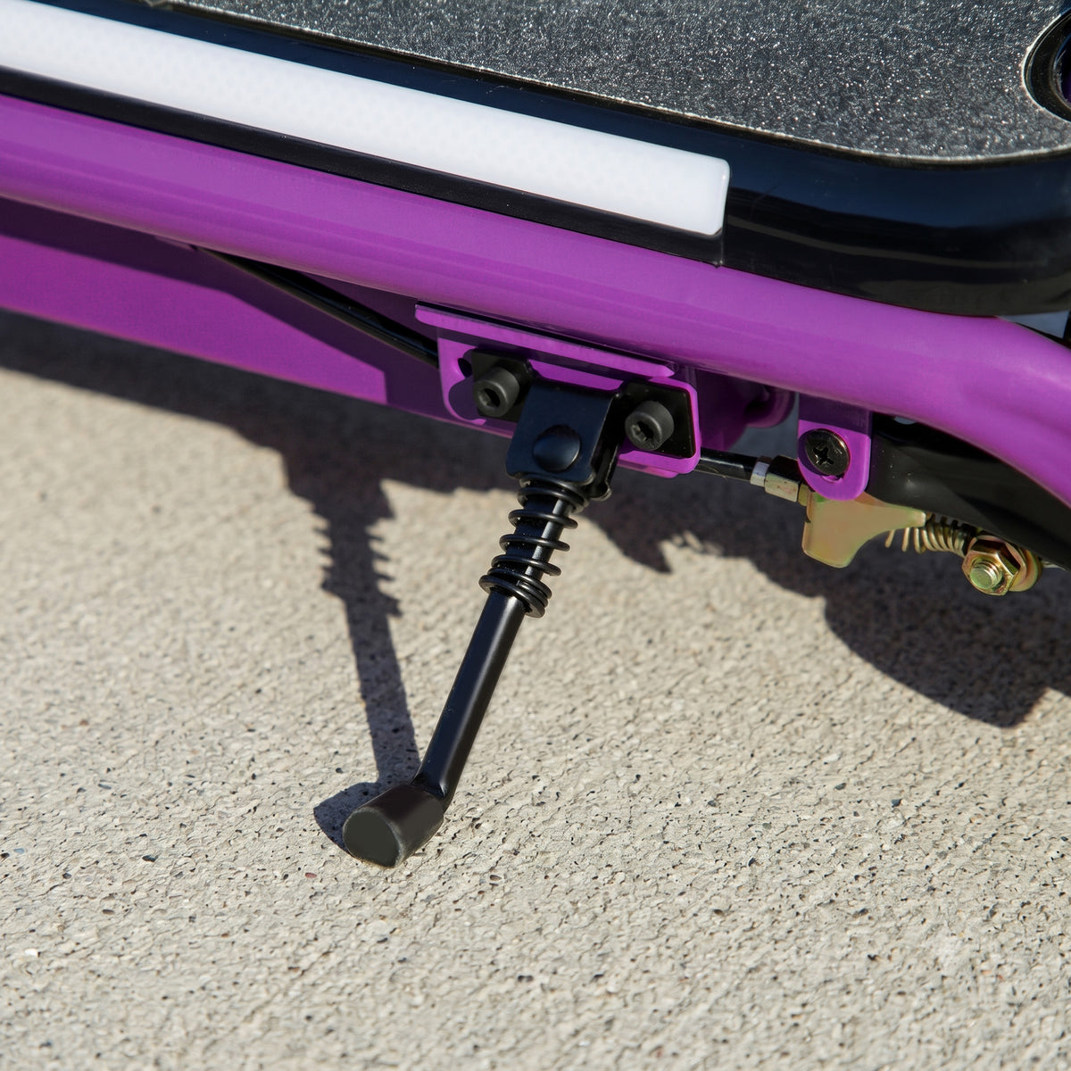 AIYAPLAY Electric Scooter for Kids Aged 6-14 Years, with Colourful Lights, Purple
