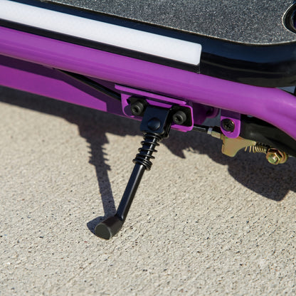AIYAPLAY Electric Scooter for Kids Aged 6-14 Years, with Colourful Lights, Purple