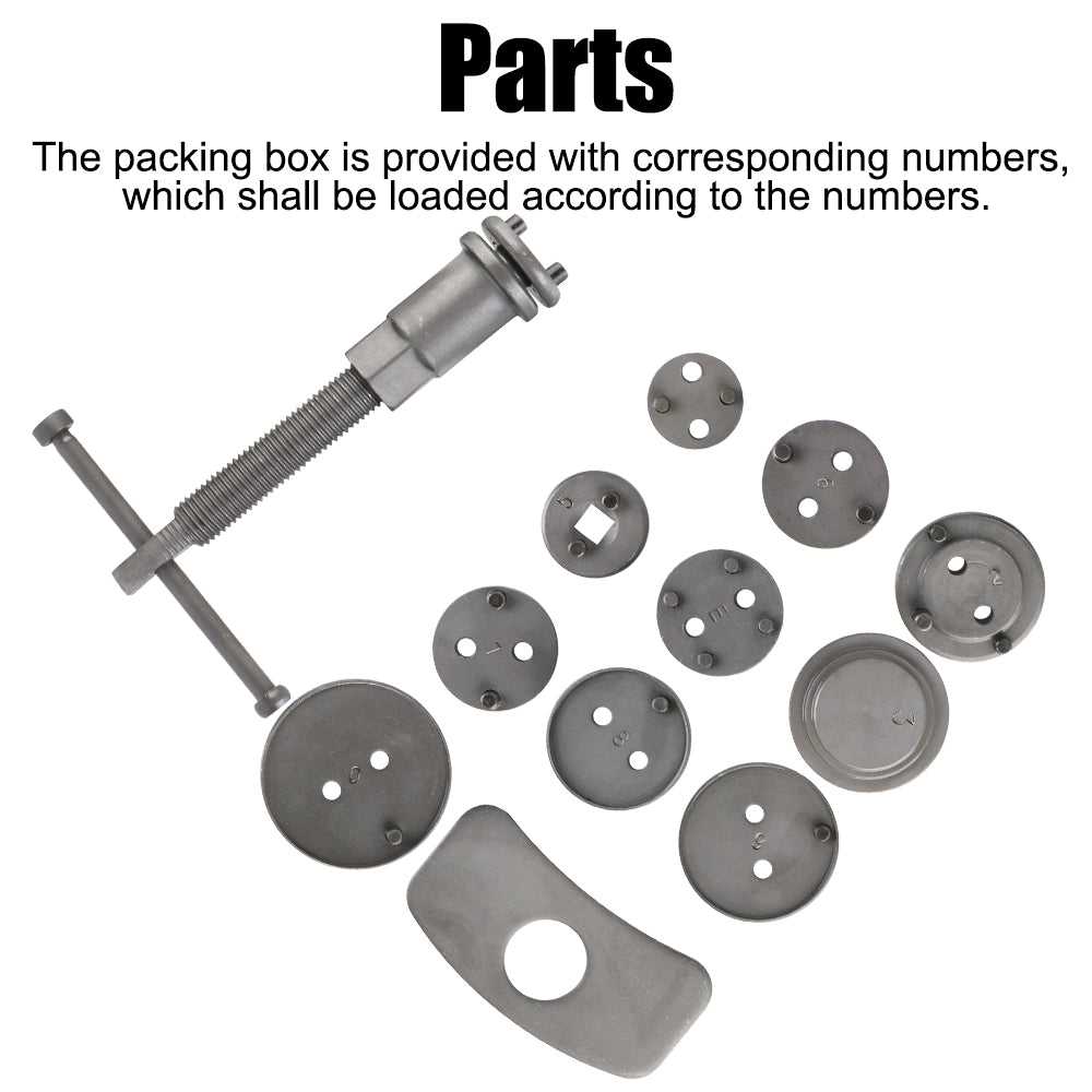 12PCS/13PCS/18PCS/21PCS/22PCS Durable And Reliable Convenient Rewind Back Brake 1 Set Car Disc Brake Caliper