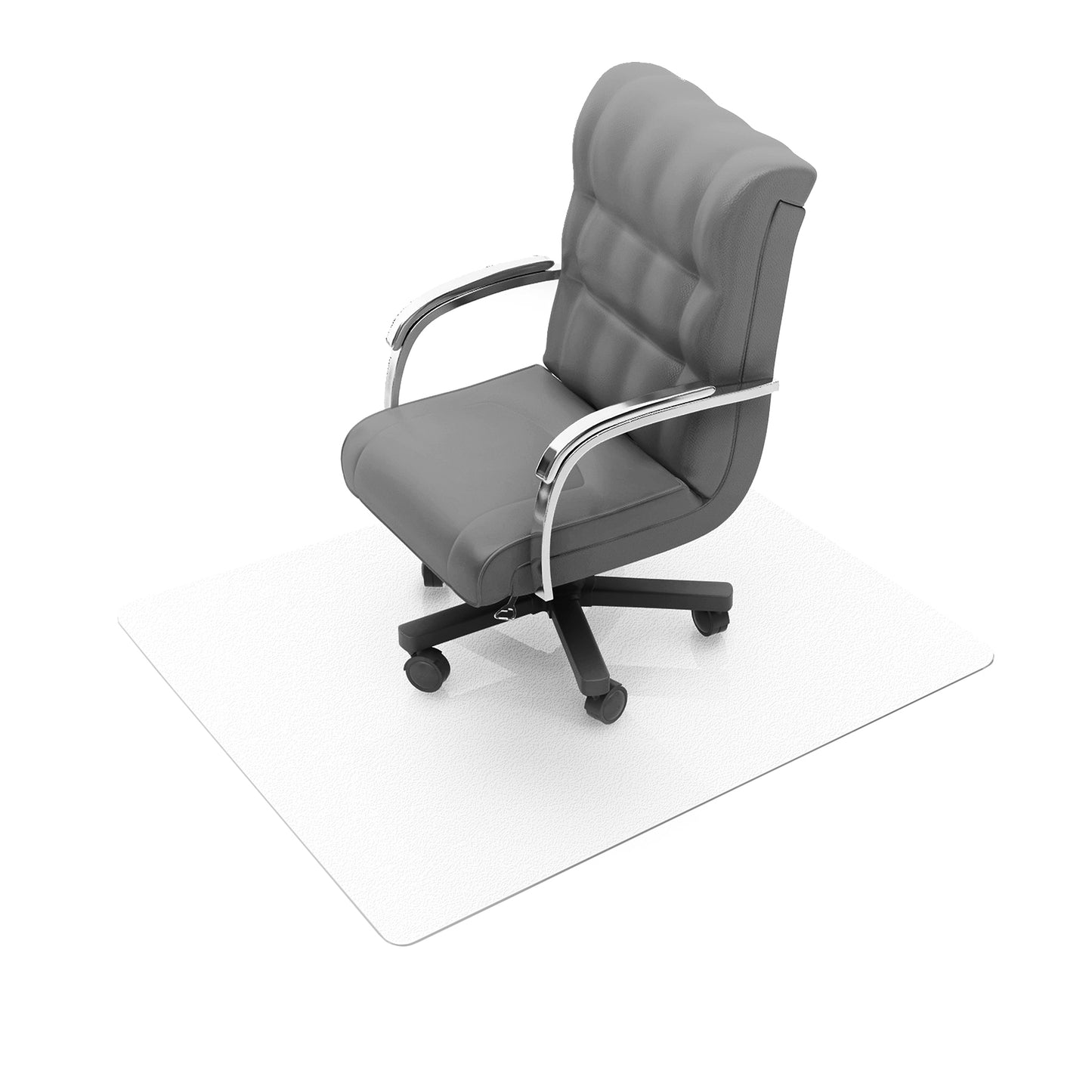Advantagemat® Vinyl Rectangular Chair Mat for Carpets up to 6mm - 75 x 120cm