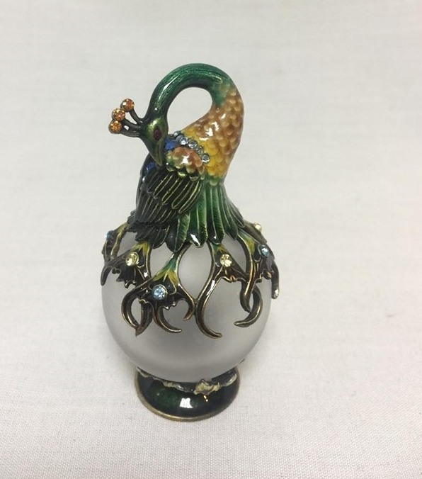 Peacock Perfume Bottle