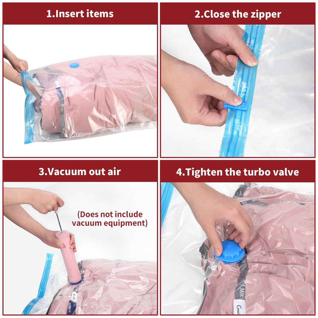 VINSANI 3pk 80cm x 100cm VACUUM BAGS 0006249