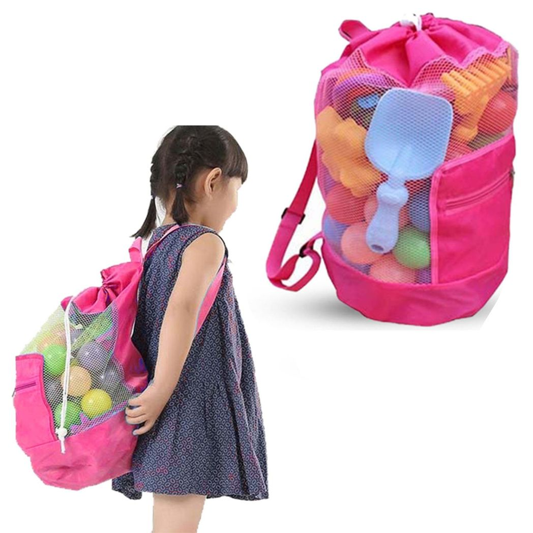 Doodle Nylon Toy Storage Bag and Play Mat - Pink
