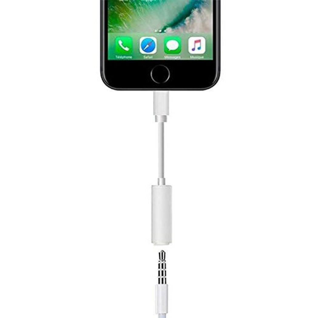 FX Earphone Converter, Phone to Aux with Premium Sound Quality - White
