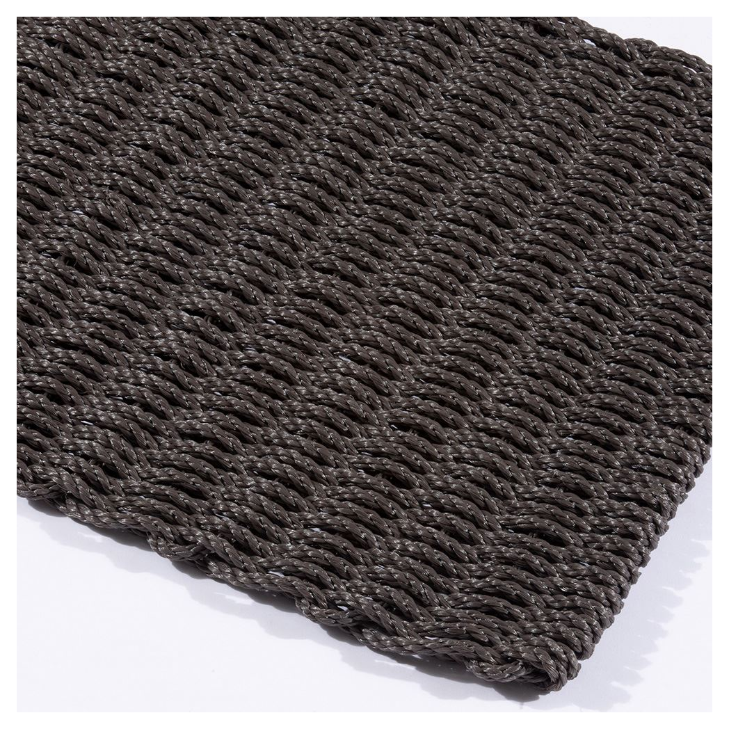 Didsbury Braided Polypropylene 55x100cm Slate Doormat