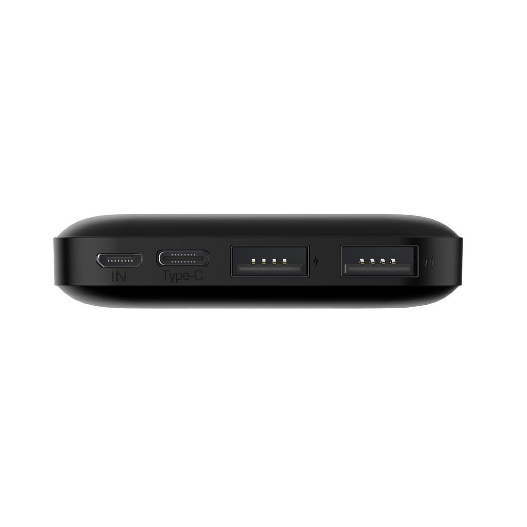 FX 10,000 mAh Powerbank with Type-C 3A Output, Black