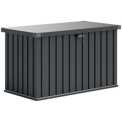 Outsunny 400L Galvanised Steel Garden Storage Box