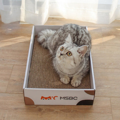 3Pcs Cat Box Scratcher Scratching Board Pad Heavy Duty Corrugated Cardboard