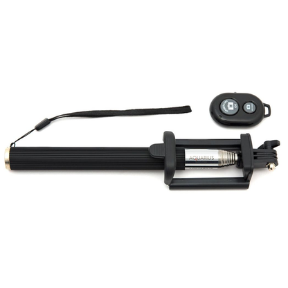 Aquarius Selfie Stick with Video Function - Gold