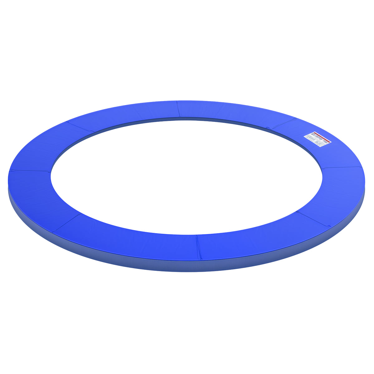 HOMCOM 8ft Trampoline Pad, Φ244cm Trampoline Accessories Surround Pad Thick Foam Pads Padding Replacement Spare, No Holes for Pole, Blue