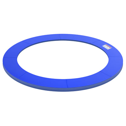 HOMCOM 8ft Trampoline Pad, Φ244cm Trampoline Accessories Surround Pad Thick Foam Pads Padding Replacement Spare, No Holes for Pole, Blue