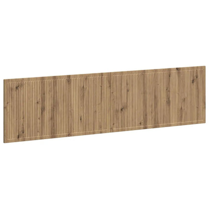vidaXL Wall-Mounted Headboard EDE Artisan Oak Engineered Wood